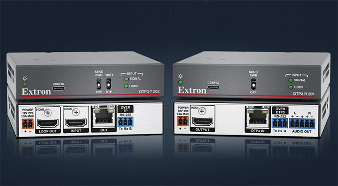 Extron расширила линейку DTP, представив HDMI-удлинитель DTP3